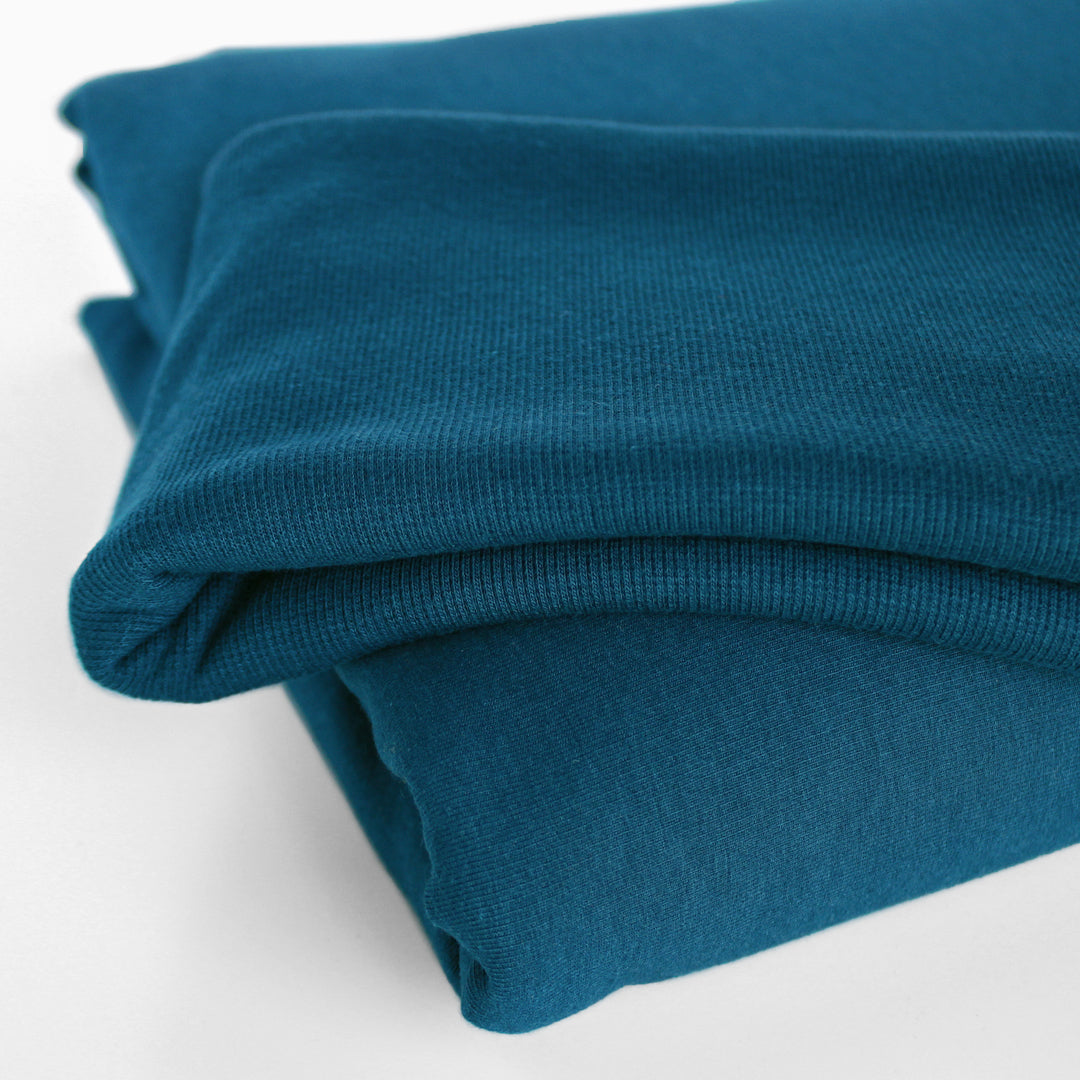 Bamboo & Cotton 2x2 Ribbing - Jewel
