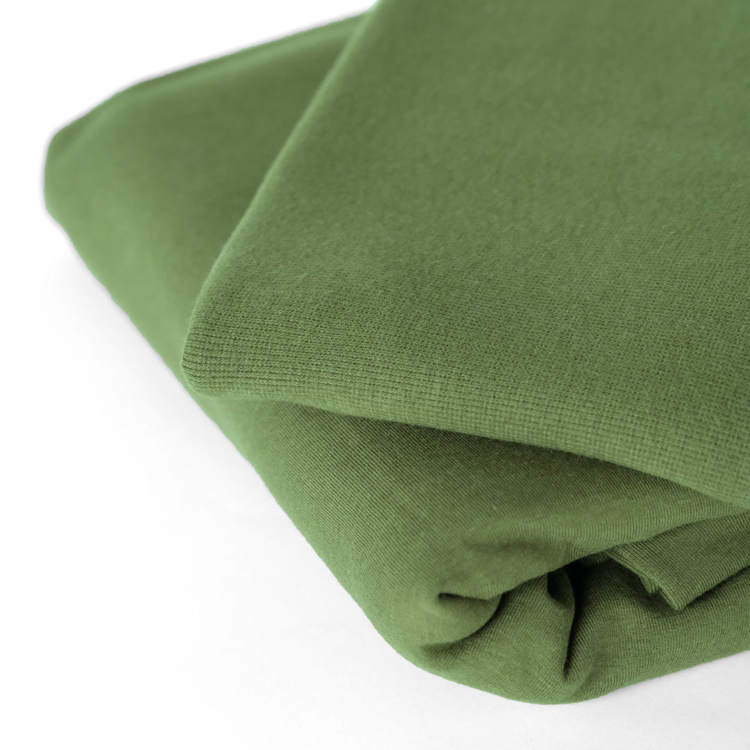 Bamboo & Cotton 2x2 Ribbing - Grass