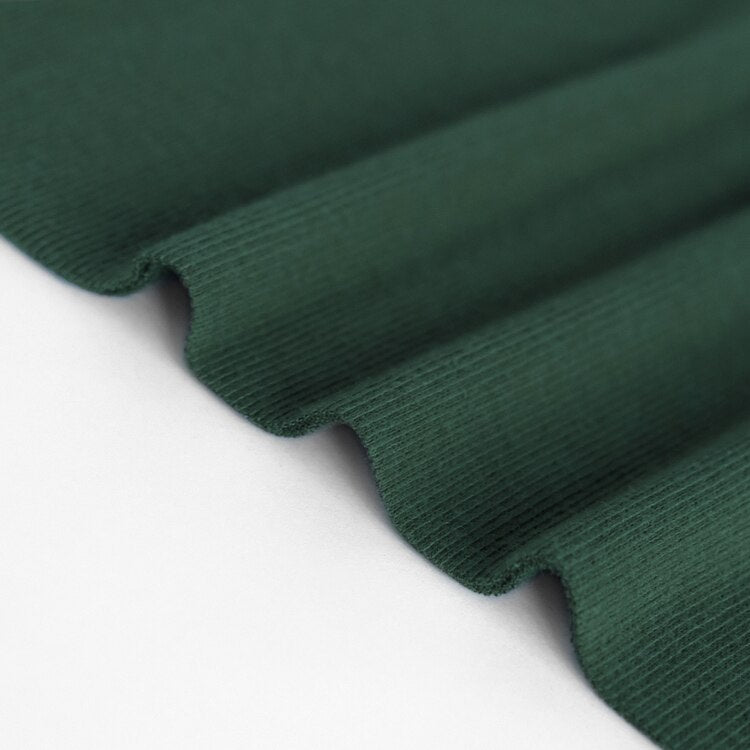 Bamboo & Cotton 2x2 Ribbing - Pine
