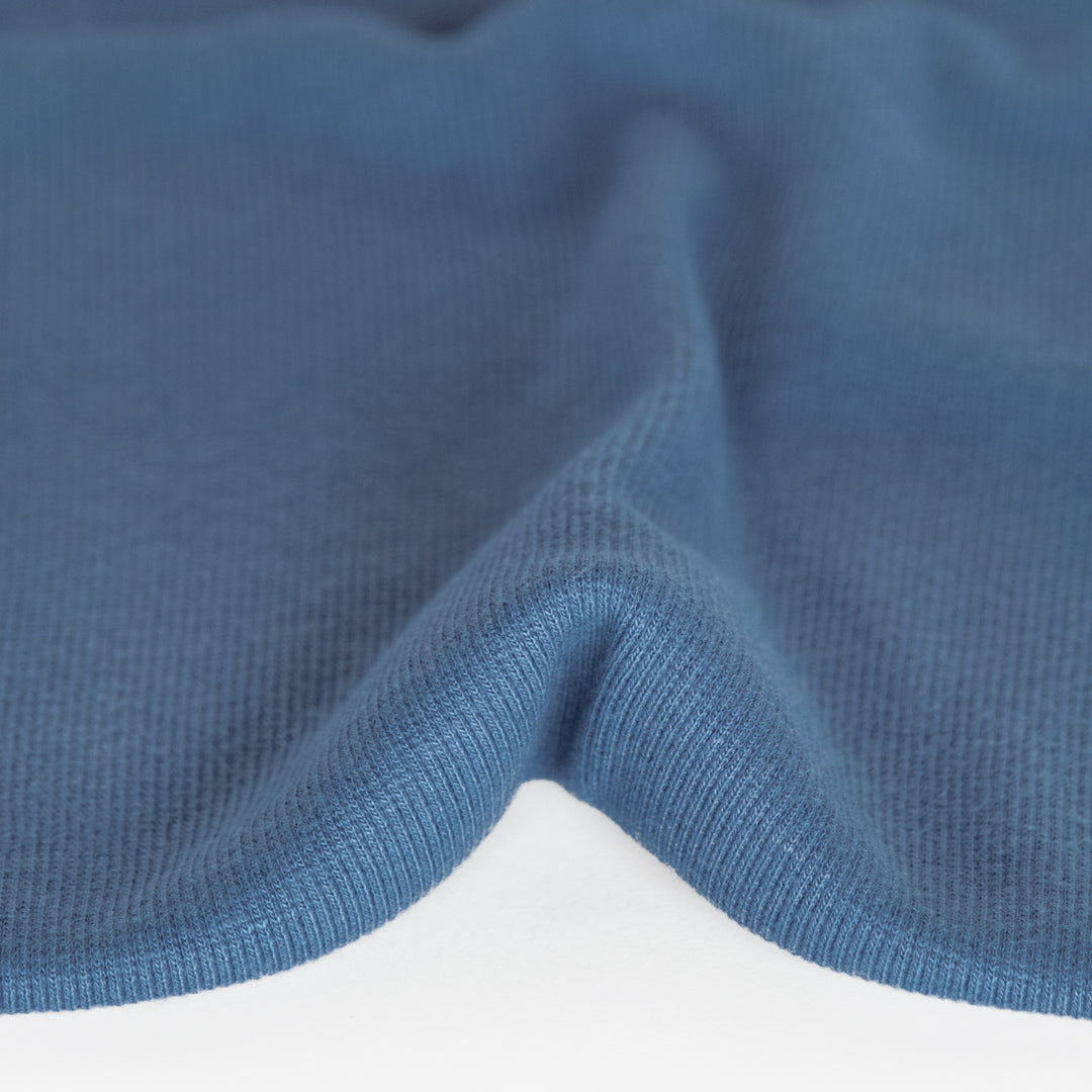 Bamboo & Cotton 2x2 Ribbing - Pacific