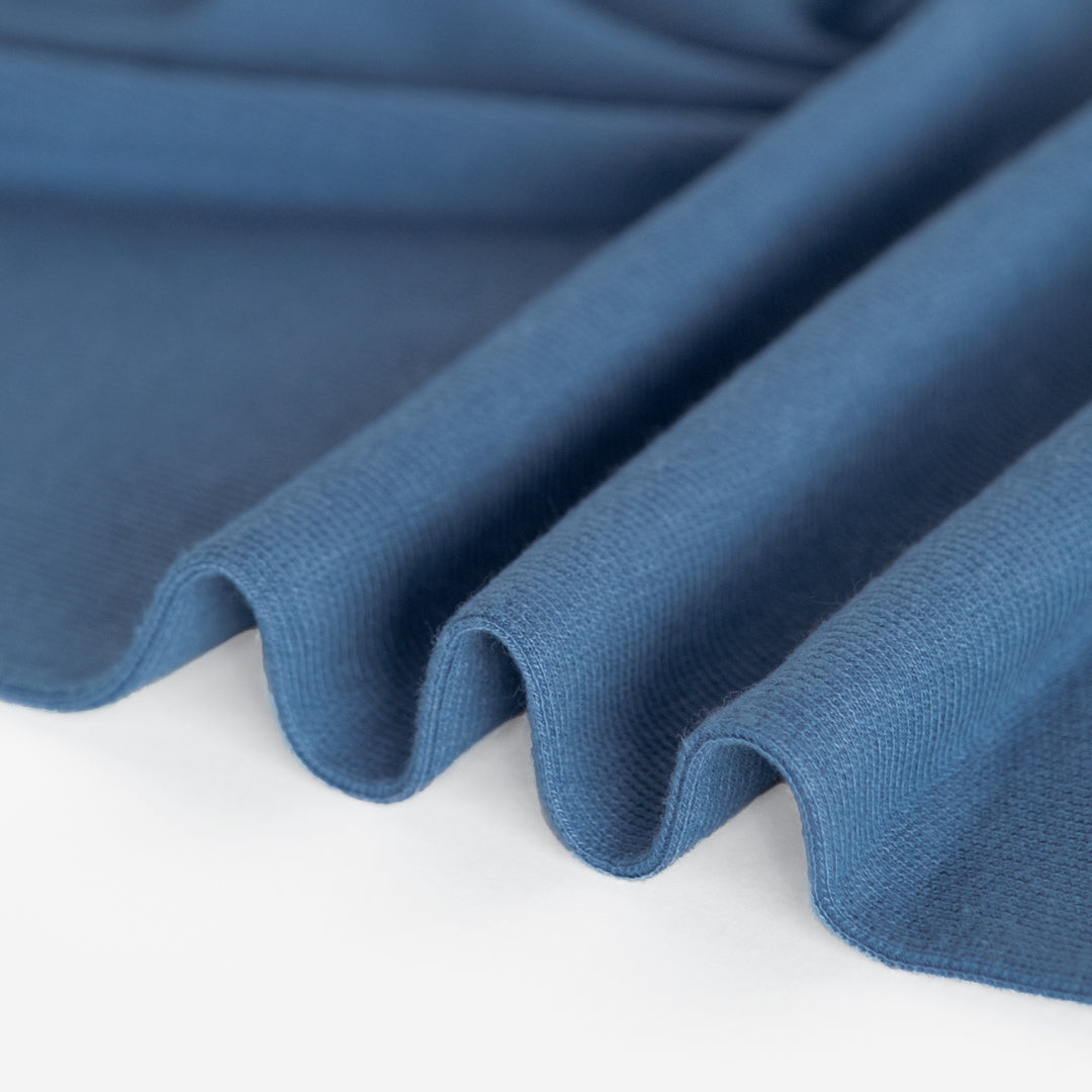 Bamboo & Cotton 2x2 Ribbing - Pacific