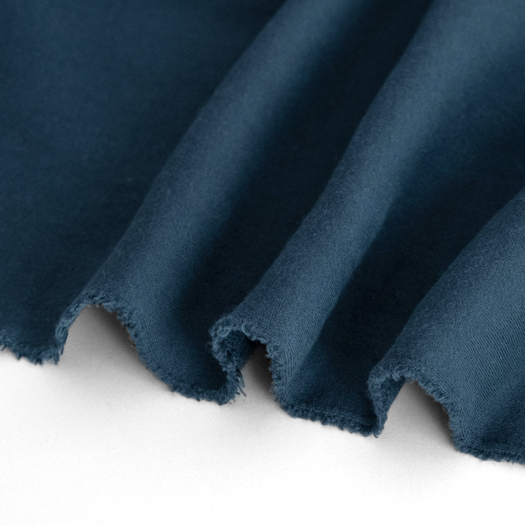 100% Organic Cotton Sweatshirt Fleece - Petrol