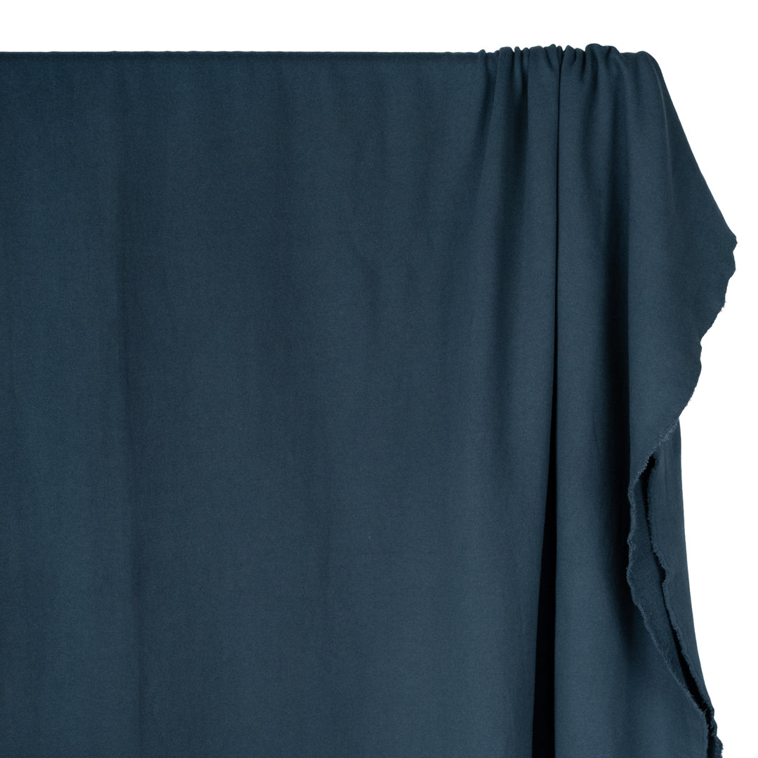 100% Organic Cotton Sweatshirt Fleece - Petrol