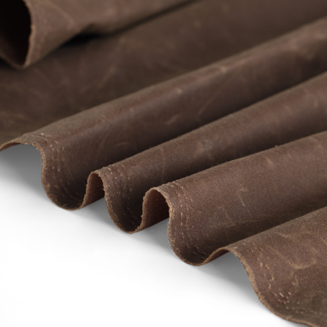 Waxed Cotton Canvas - Espresso