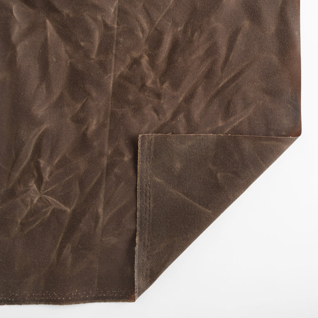 Waxed Cotton Canvas - Espresso