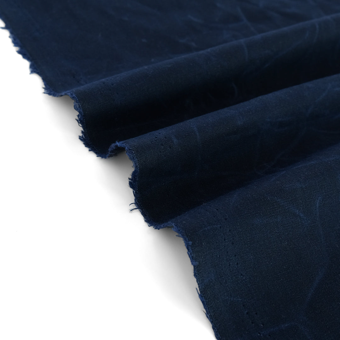 Waxed Cotton Canvas - Navy
