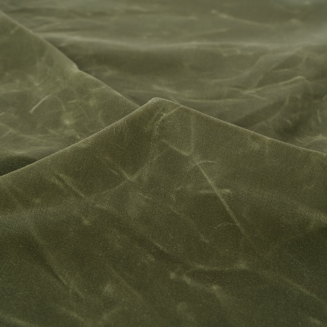 Waxed Cotton Canvas - Military
