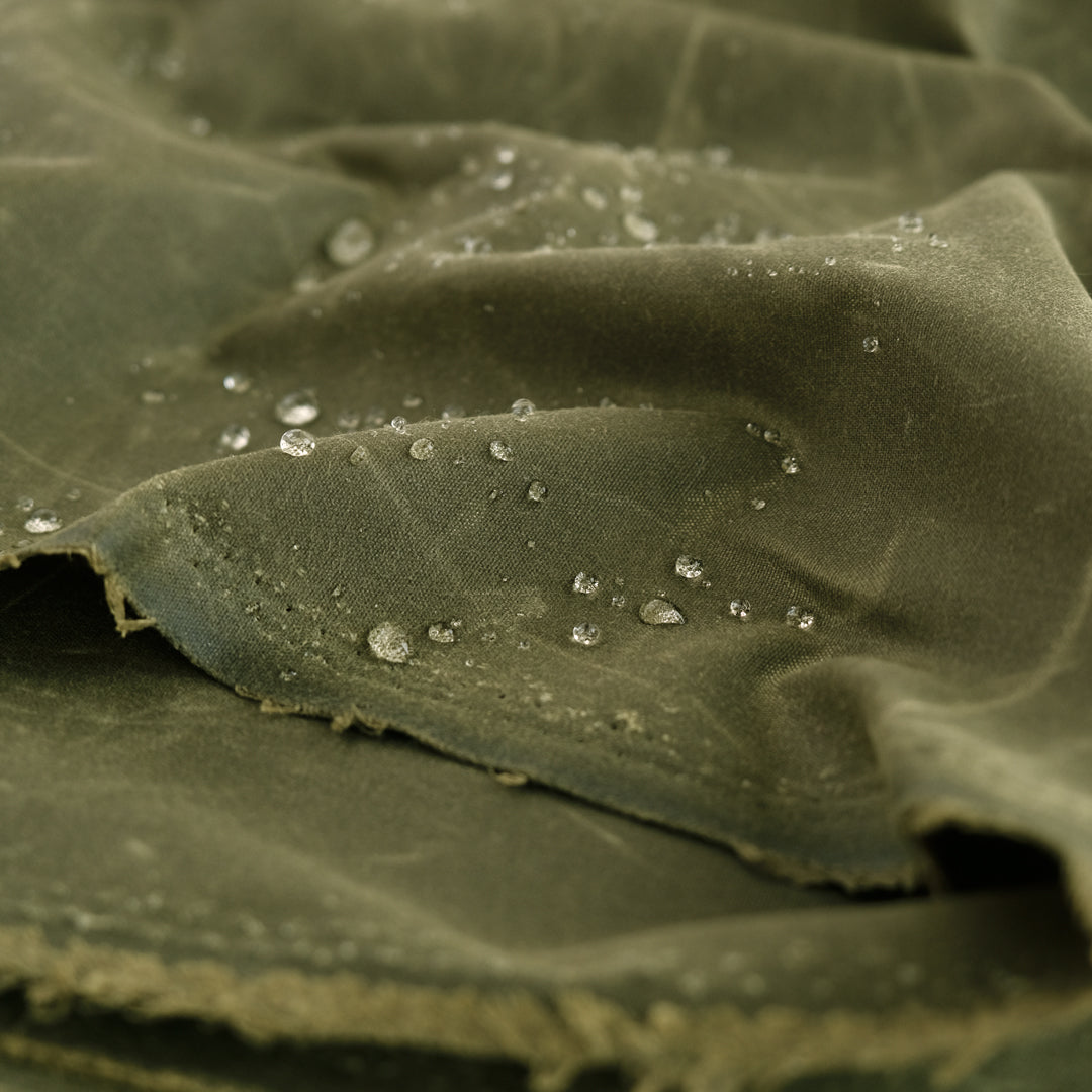 Waxed Cotton Canvas - Military