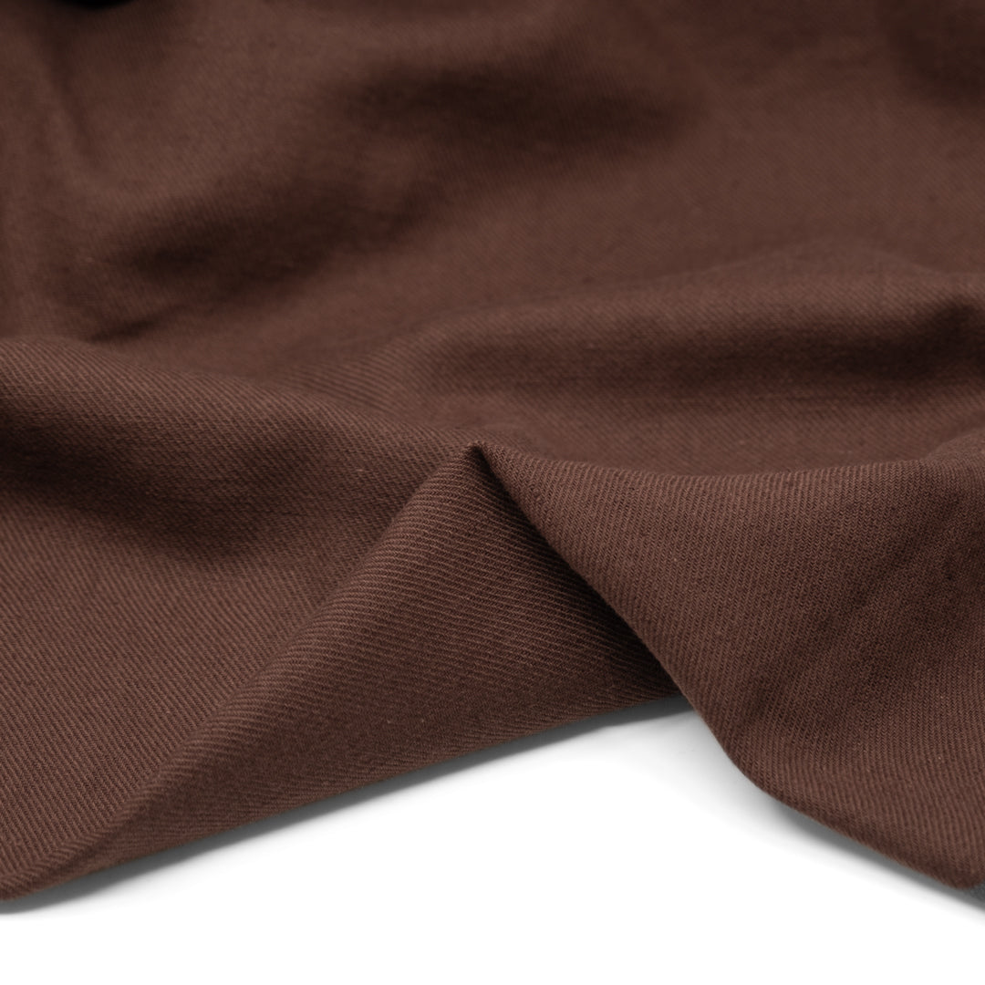 Carefree Cotton Linen Twill - Cocoa