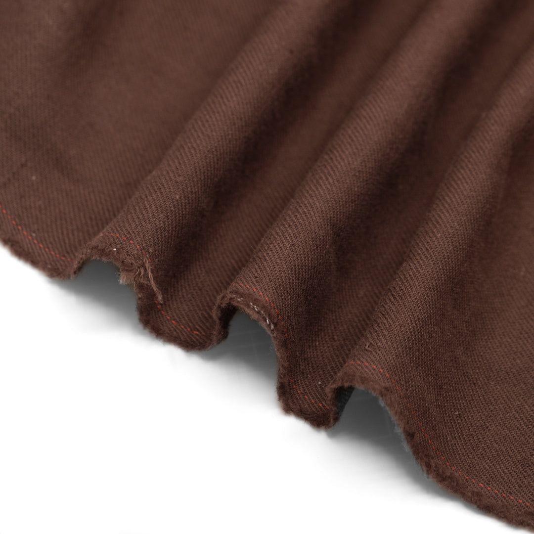 Carefree Cotton Linen Twill - Cocoa