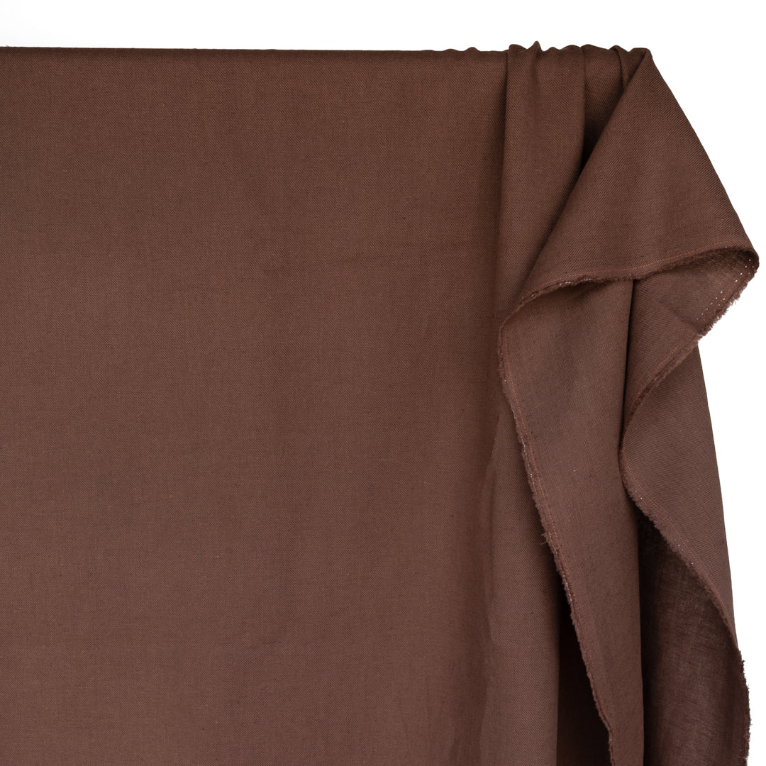 Carefree Cotton Linen Twill - Cocoa