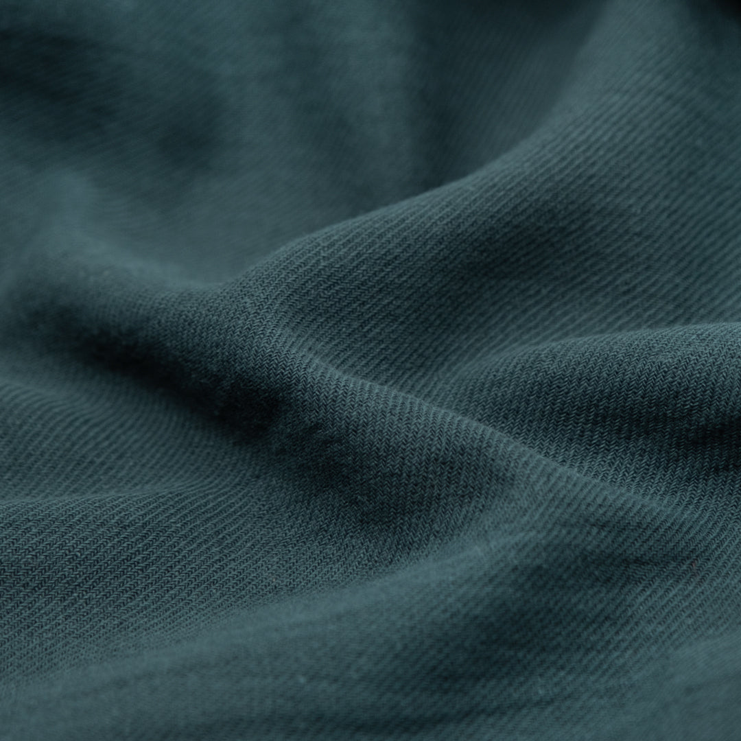 Carefree Cotton Linen Twill - Deep Teal