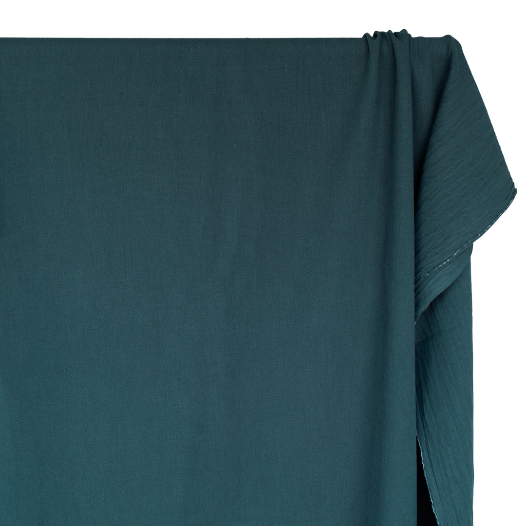 Carefree Cotton Linen Twill - Deep Teal