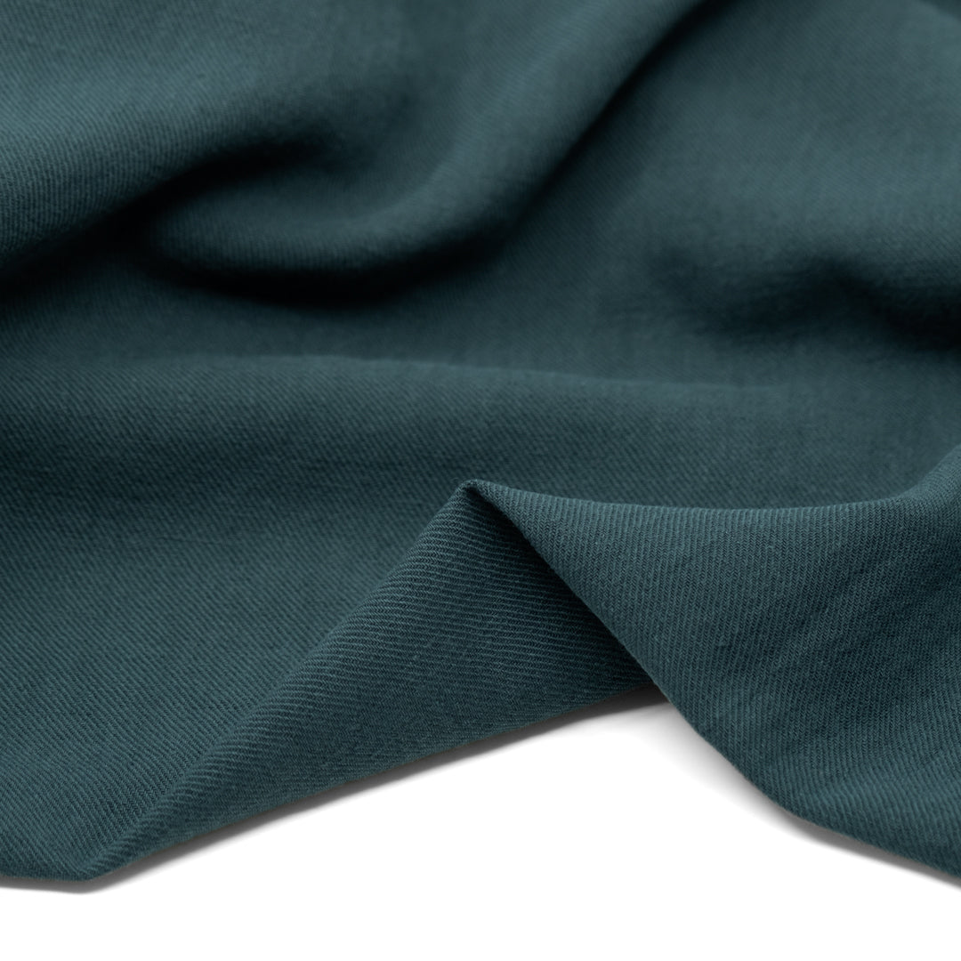 Carefree Cotton Linen Twill - Deep Teal