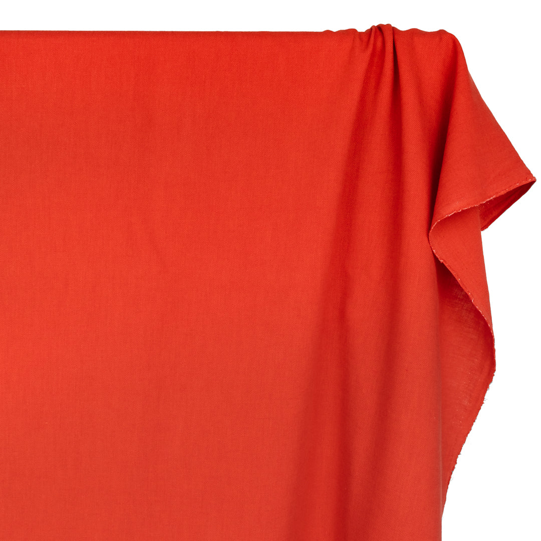 Carefree Cotton Linen Twill - Firecracker
