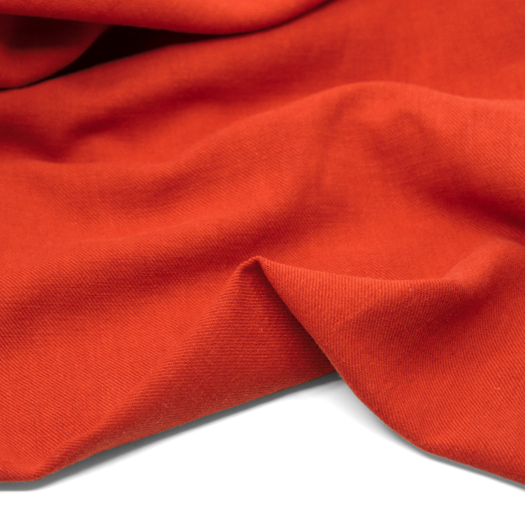 Carefree Cotton Linen Twill - Firecracker