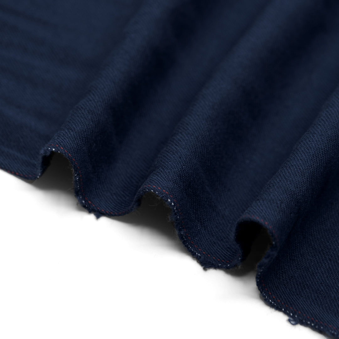 Carefree Cotton Linen Twill - Navy