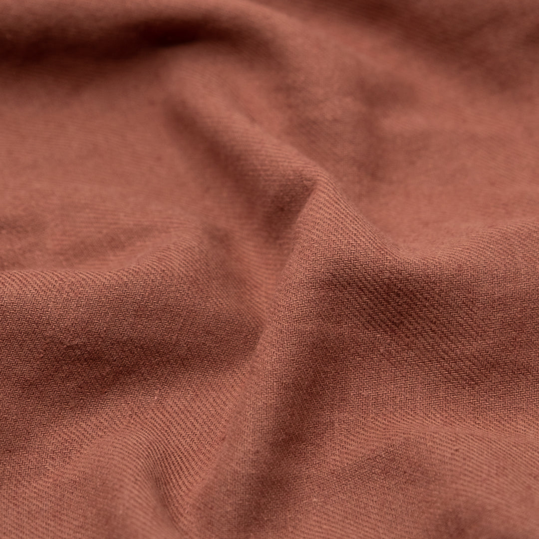 Carefree Cotton Linen Twill - Warm Clay