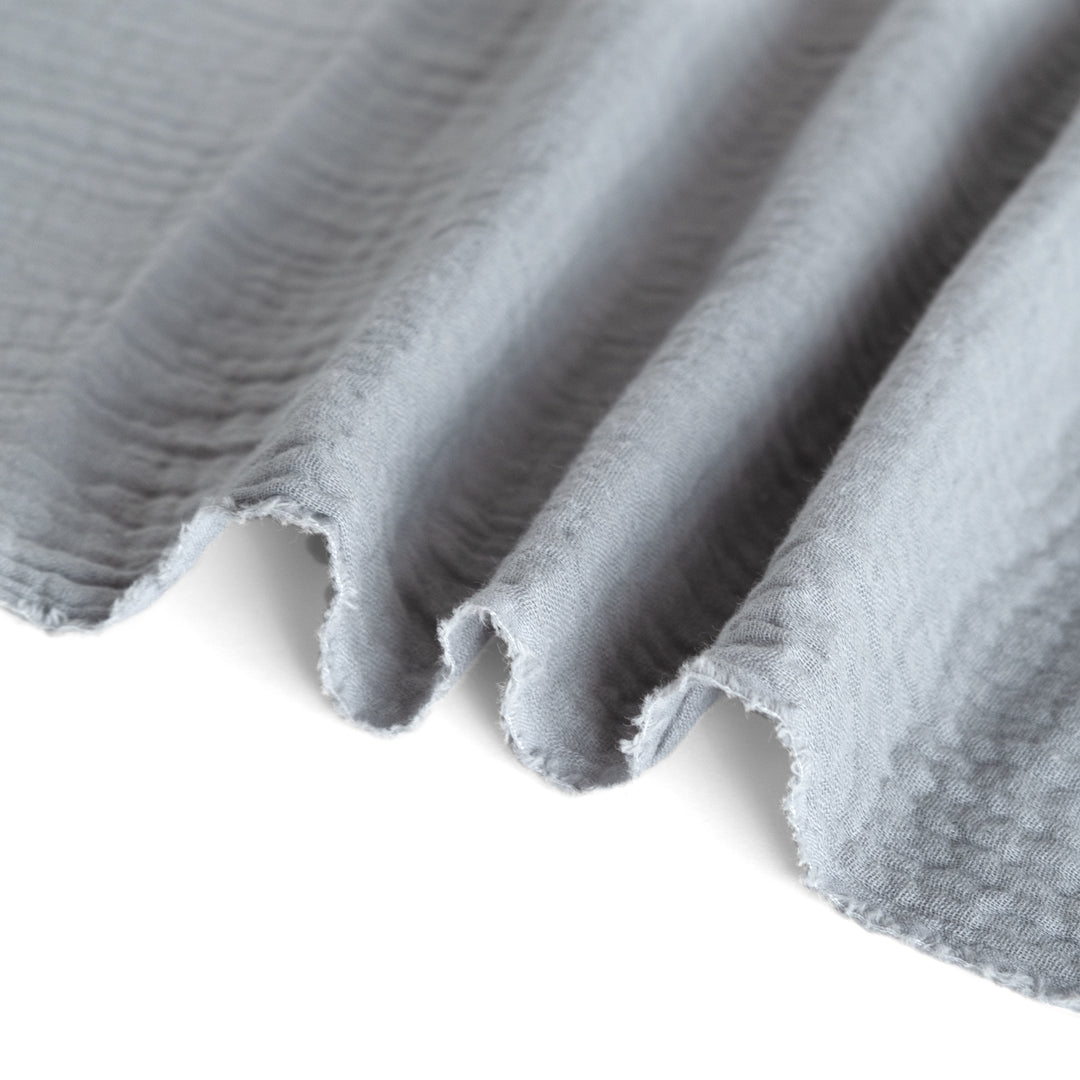 Organic Cotton Double Gauze - Powder Blue | Blackbird Fabrics