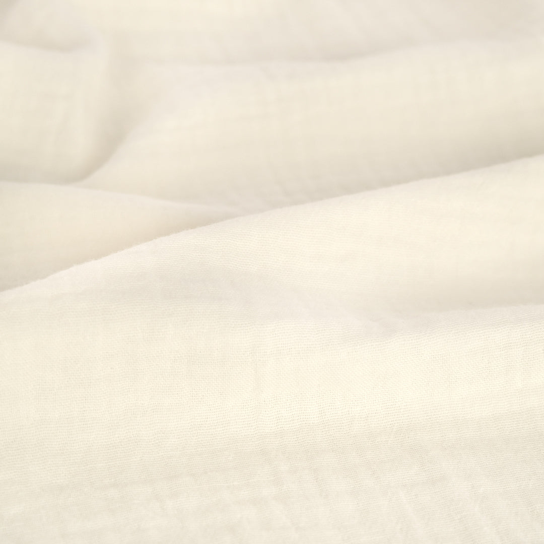 Organic Cotton Double Gauze - Ivory