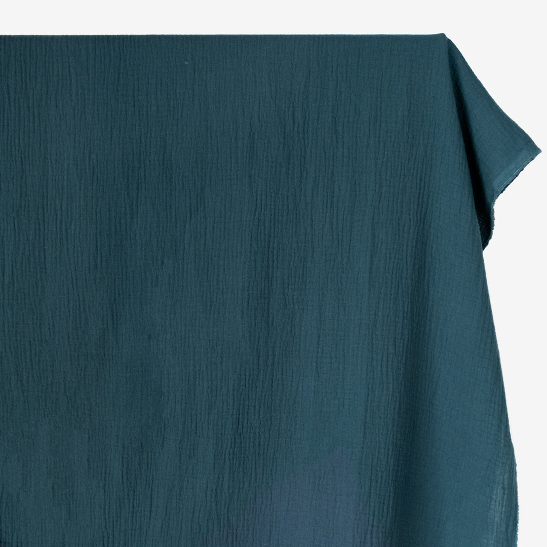Organic Cotton Double Gauze - Lagoon | Blackbird Fabrics