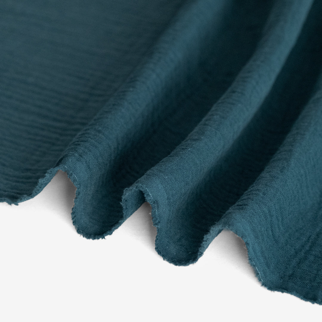 Organic Cotton Double Gauze - Lagoon | Blackbird Fabrics