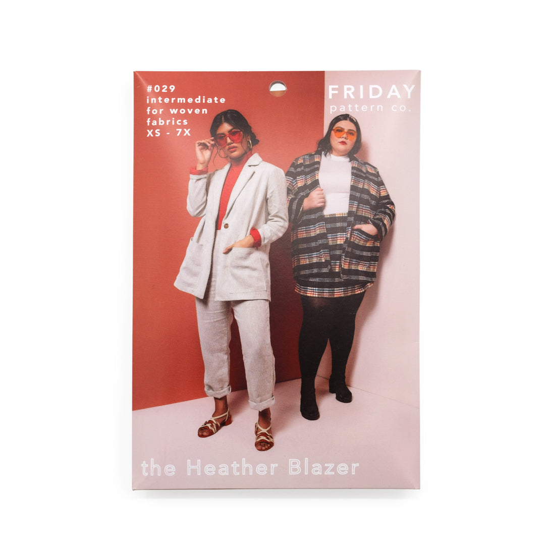 Heather Blazer - Friday Pattern Co
