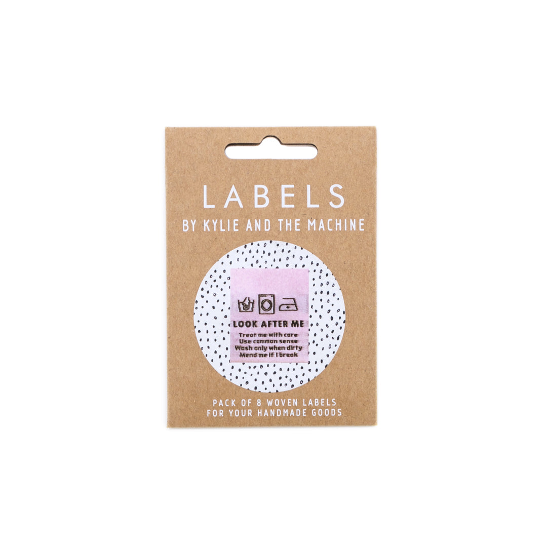 LOOK AFTER ME Woven Labels