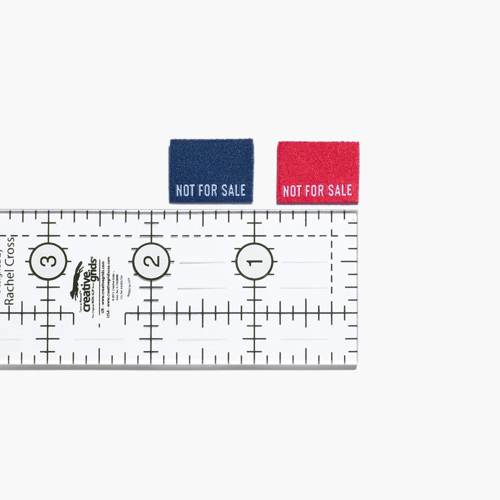 NOT FOR SALE Woven Labels
