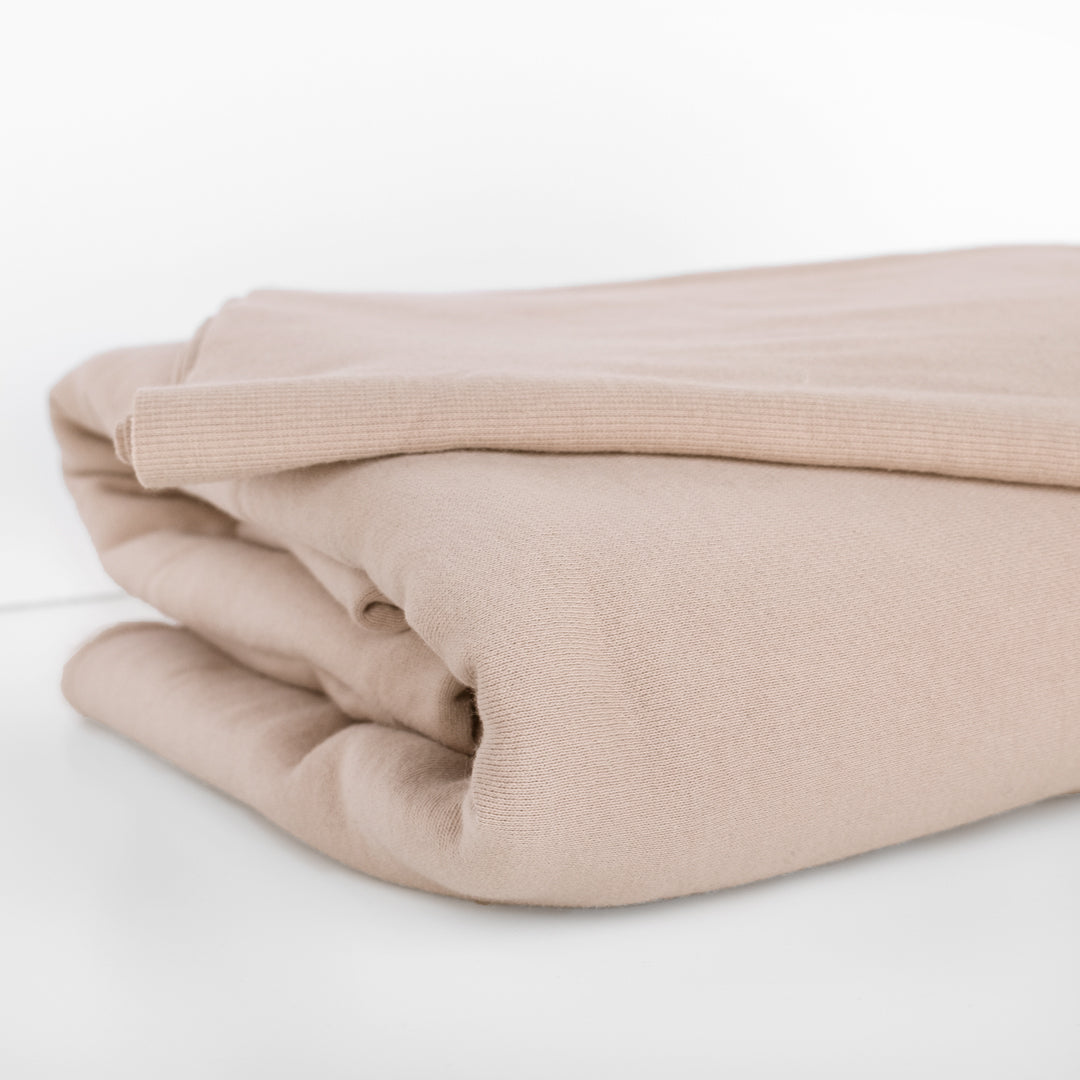 Organic Cotton 2x2 Ribbing - Quartz