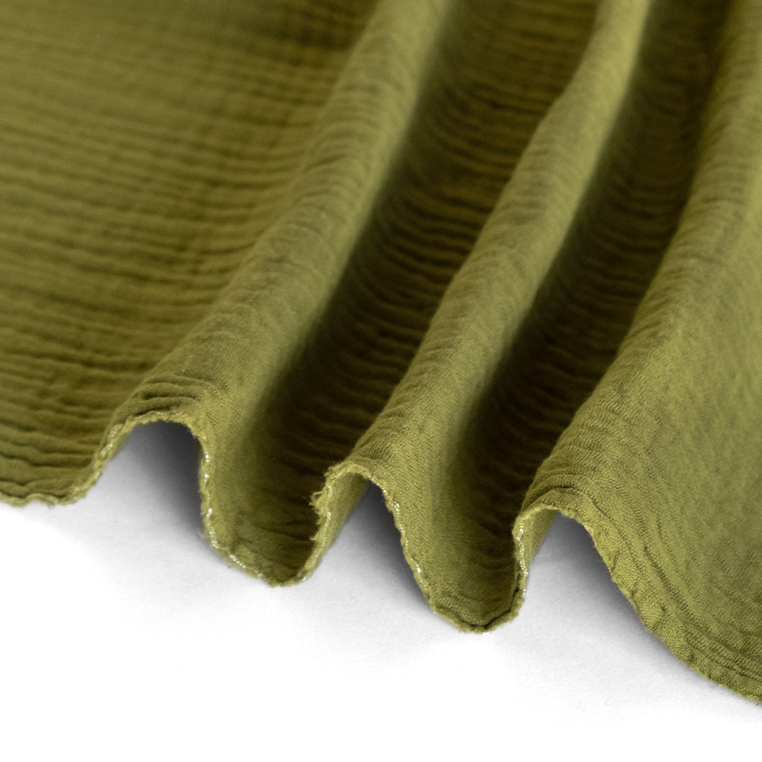 Organic Cotton Double Gauze - Pesto