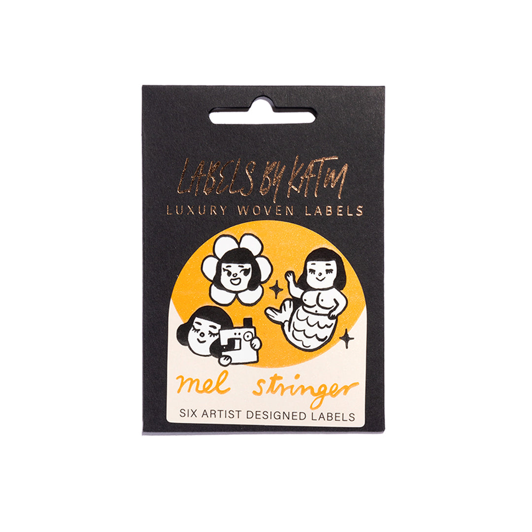 'Feeling Yourself' Mel Stringer X Kylie And The Machine Woven Labels