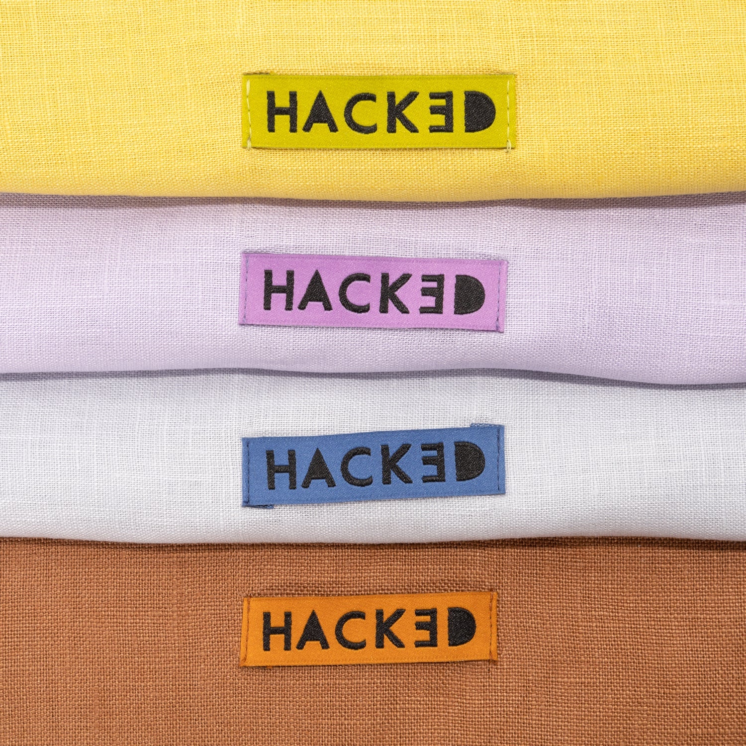 HACKED Woven Labels