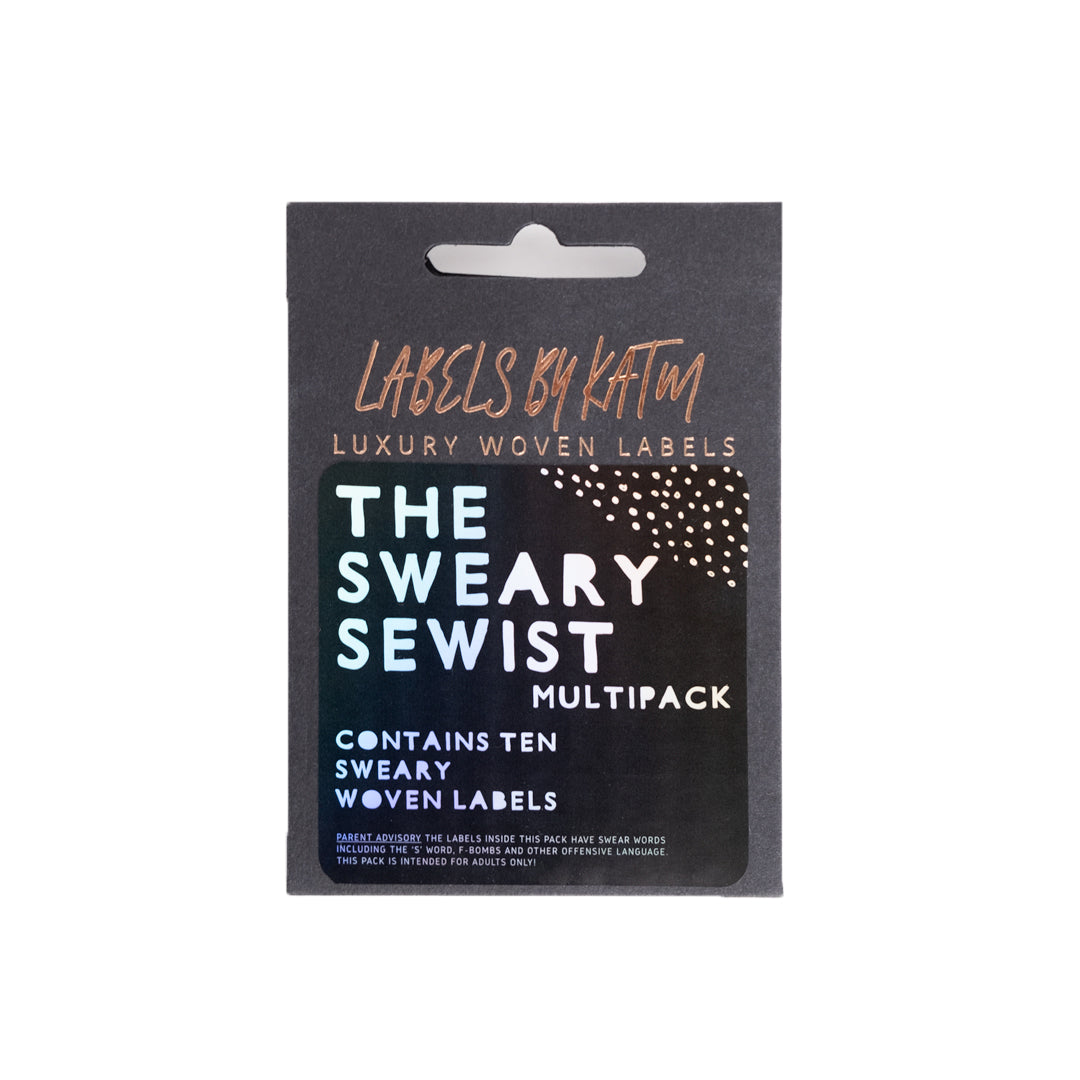 SWEARY SEWIST Woven Labels Limited Edition Multi Pack