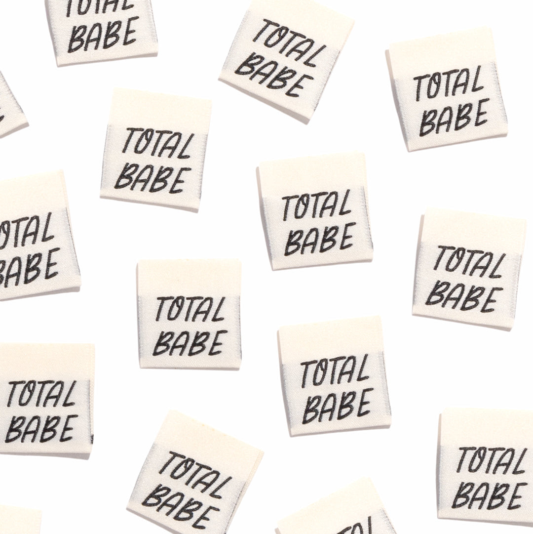 TOTAL BABE Woven Labels
