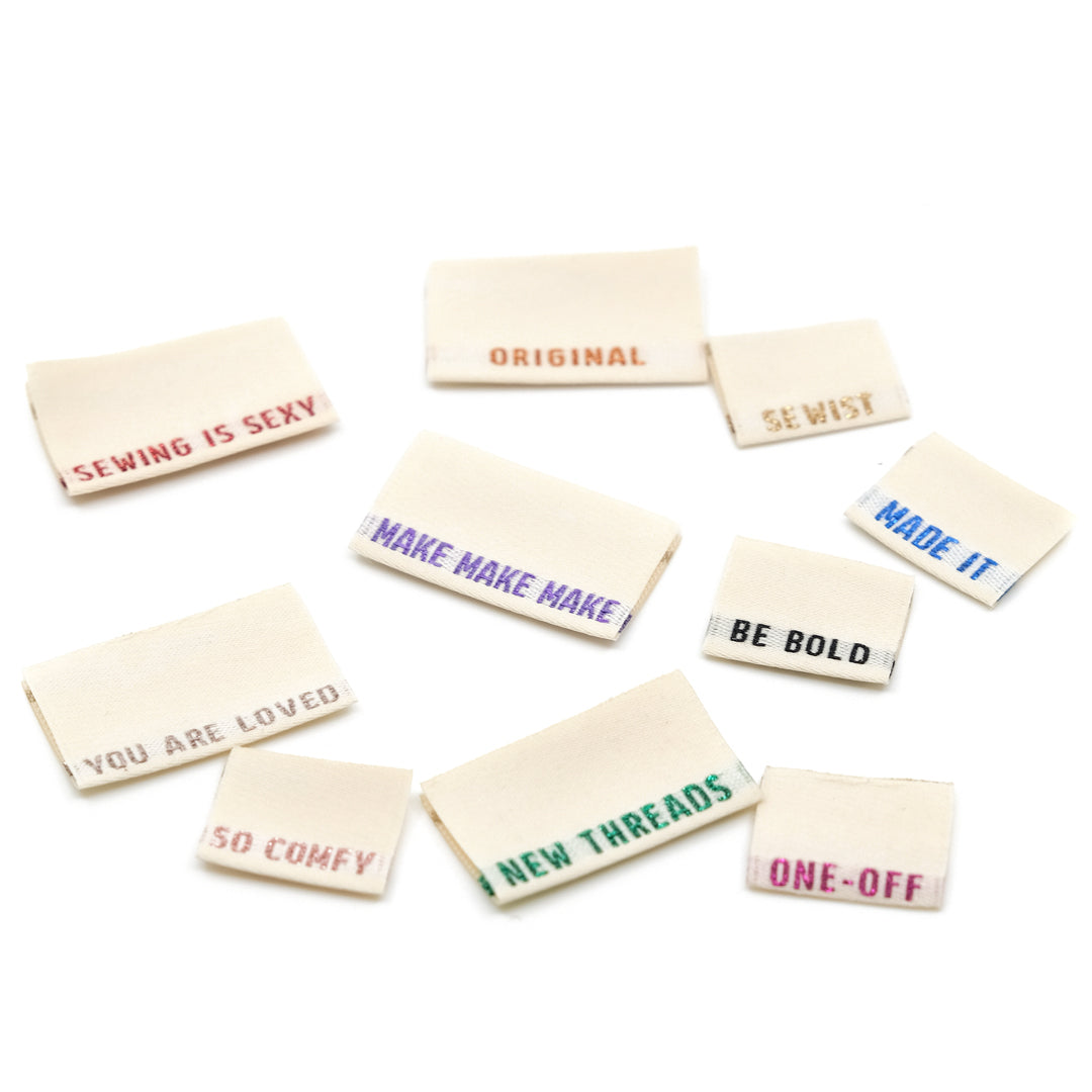 METALLIC SIDE SEAM Woven Labels Limited Edition Multi Pack