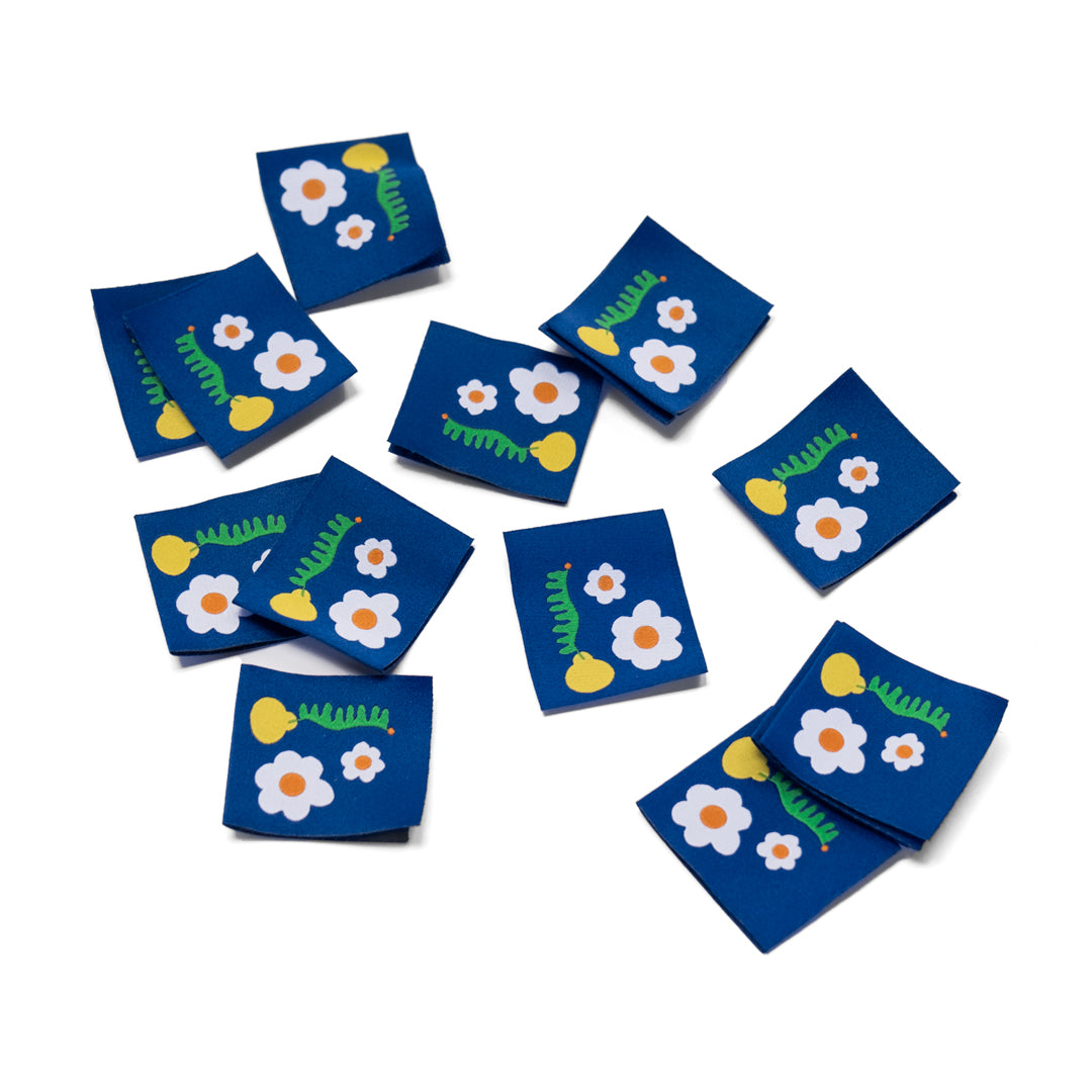 Flora Labels - Pack of 8 | Blackbird Fabrics