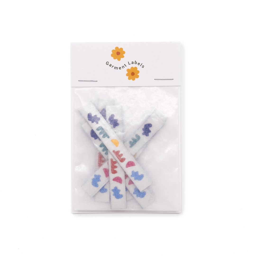 Artsy Shapes Labels - Pack of 8 | Blackbird Fabrics