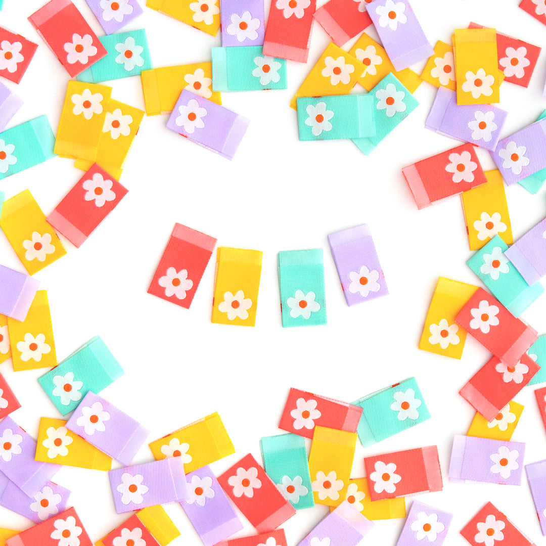 DAISY MULTI PACK Woven Labels by Sarah Hearts