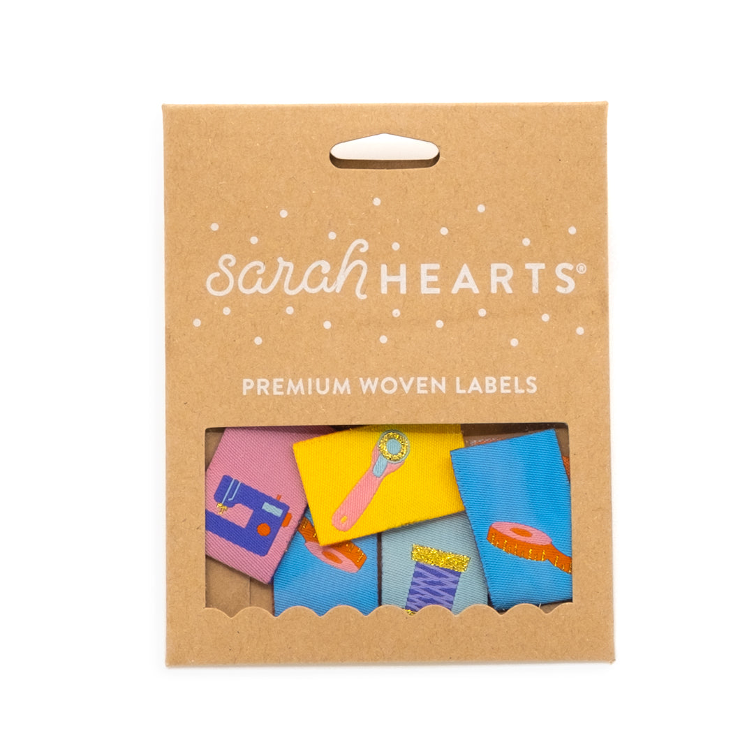 NOTIONS Woven Labels by Sarah Hearts