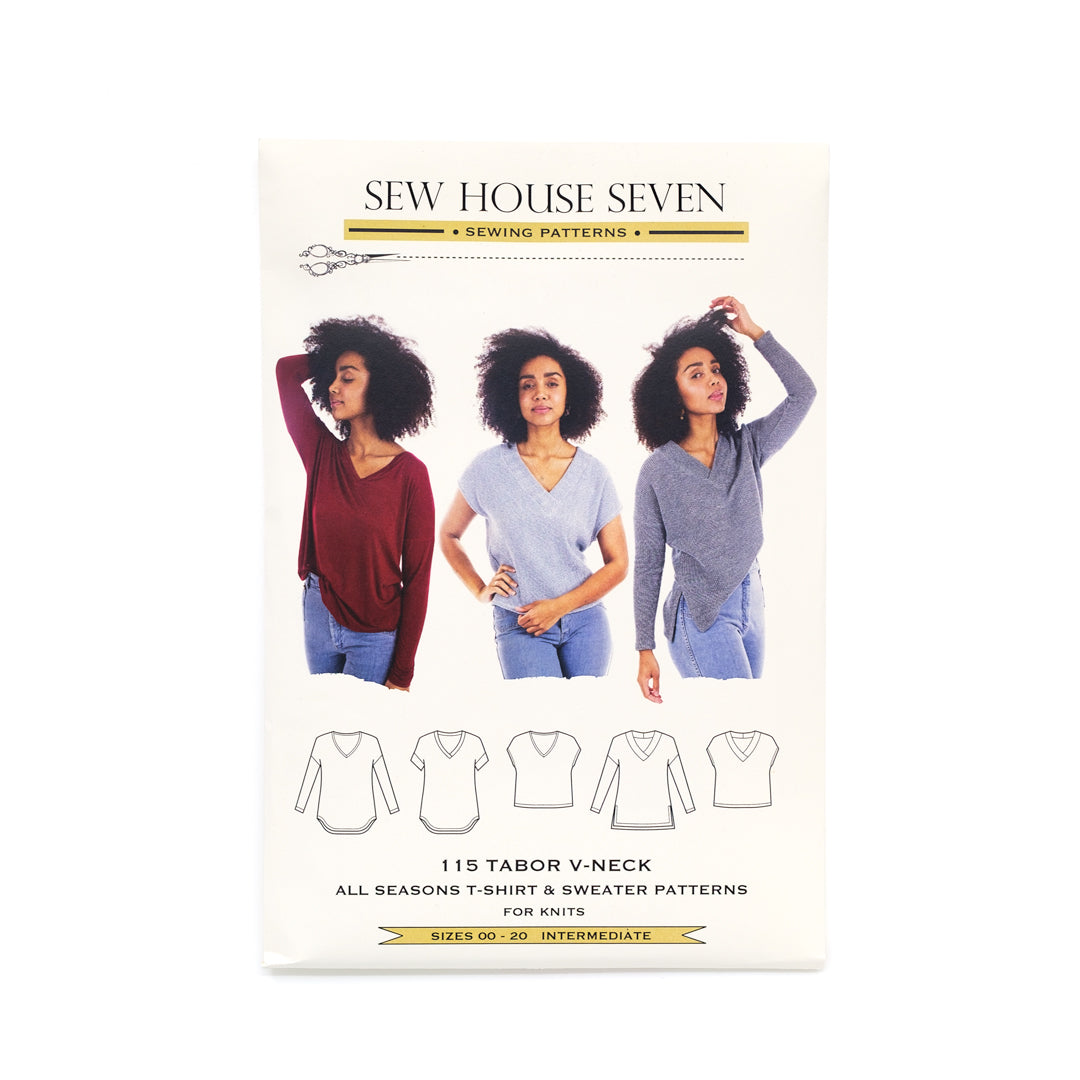 The Tabor V-Neck - Sew House Seven