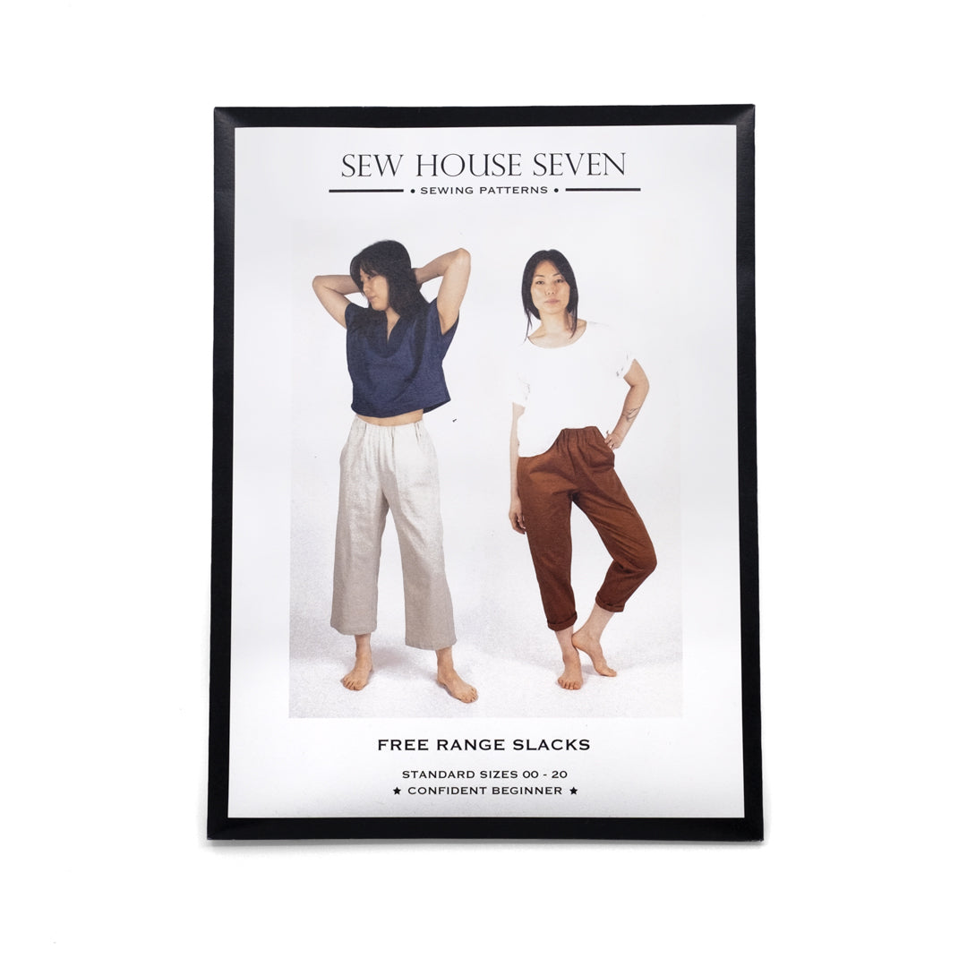 Free Range Slacks Sewing Pattern by Sew House Seven | Blackbird Fabrics