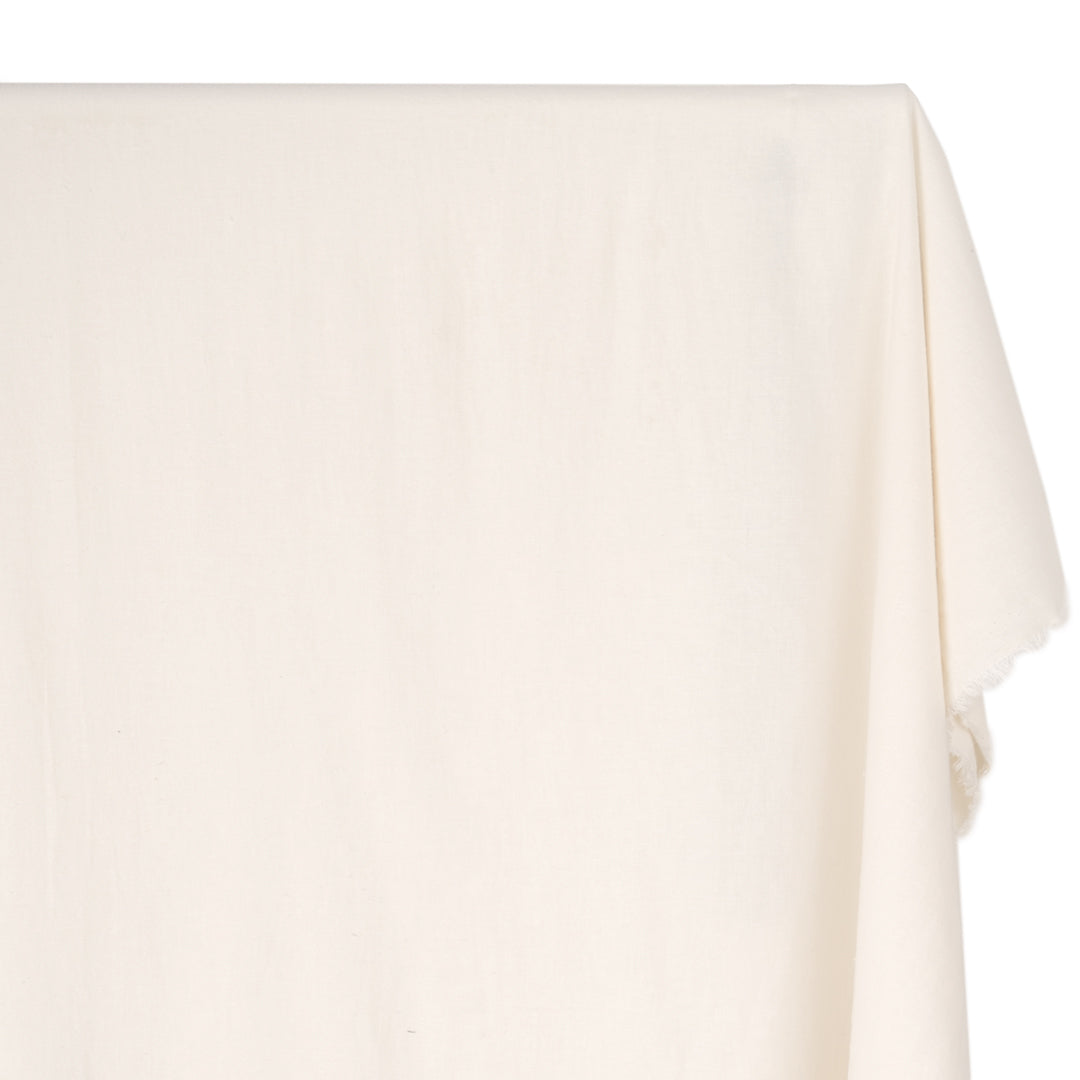 Hemp & Organic Cotton Chambray - Ivory