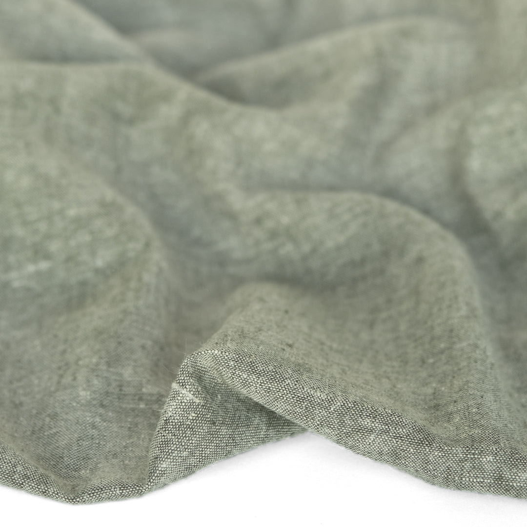 Hemp & Organic Cotton Chambray - Forest