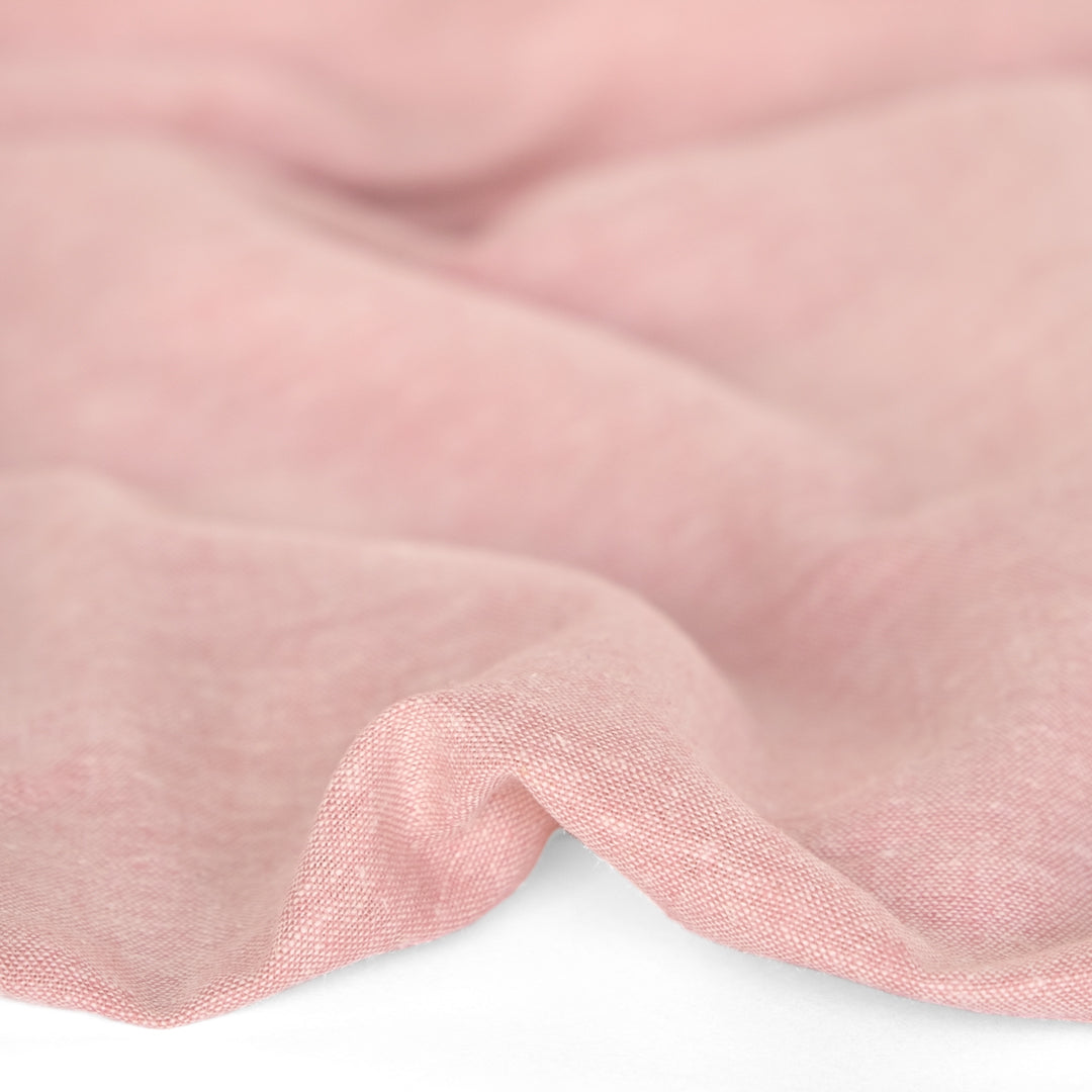 Hemp & Organic Cotton Chambray - Petal