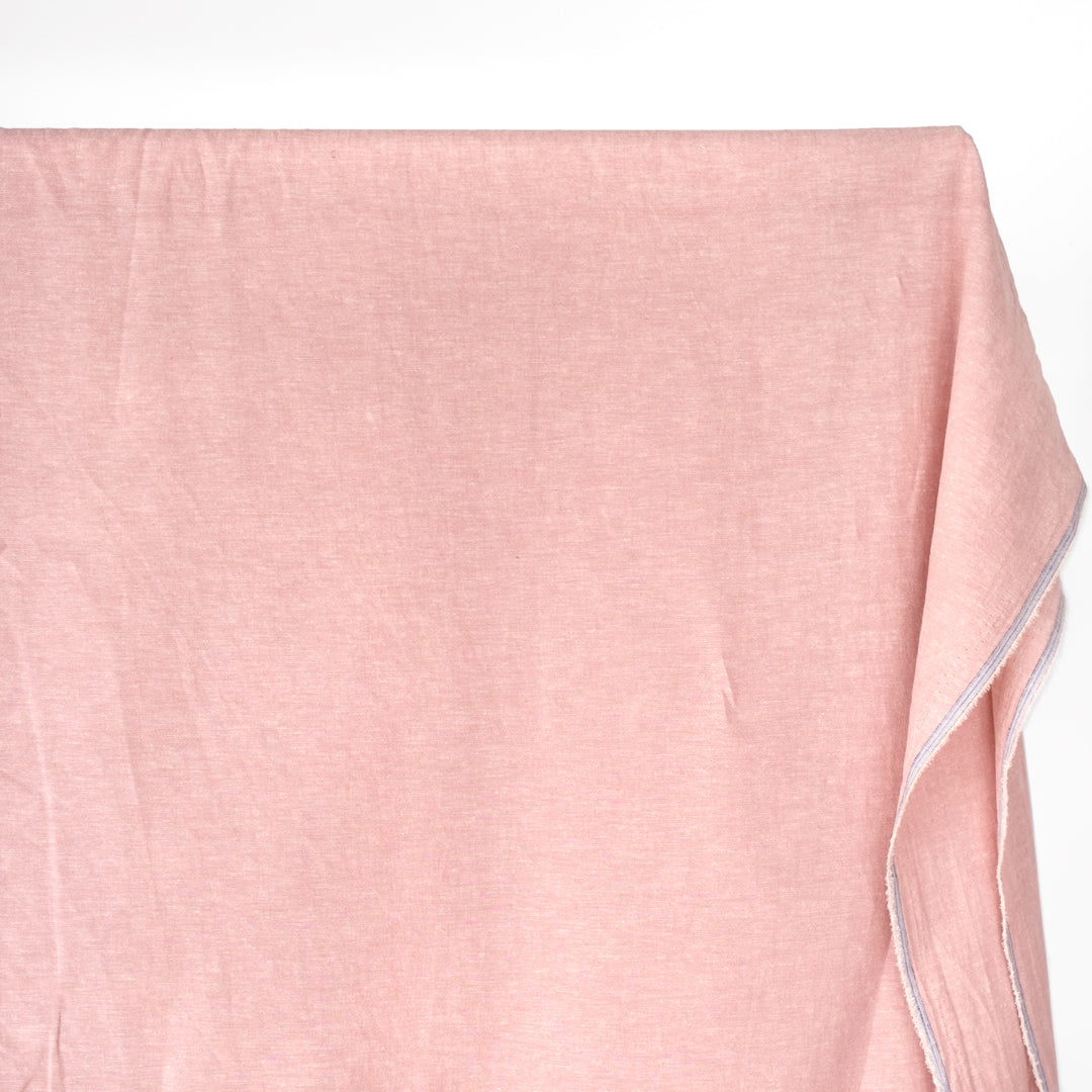 Hemp & Organic Cotton Chambray - Petal