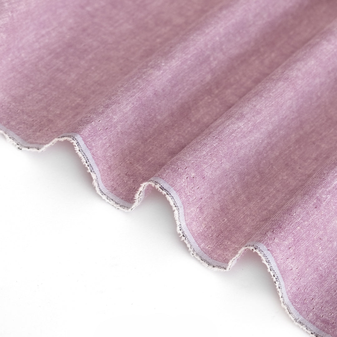 Hemp & Organic Cotton Chambray - Thistle