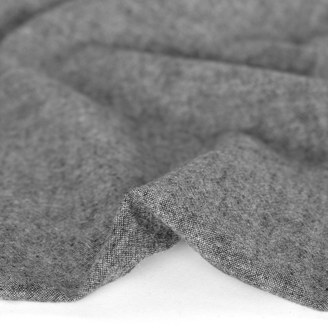 Hemp & Organic Cotton Chambray - Grey