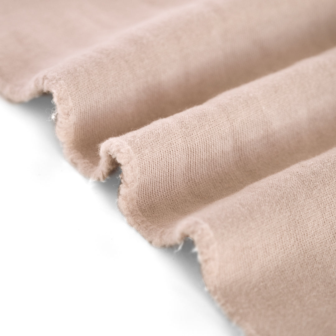 100% Organic Cotton Sweatshirt Fleece - Quartz