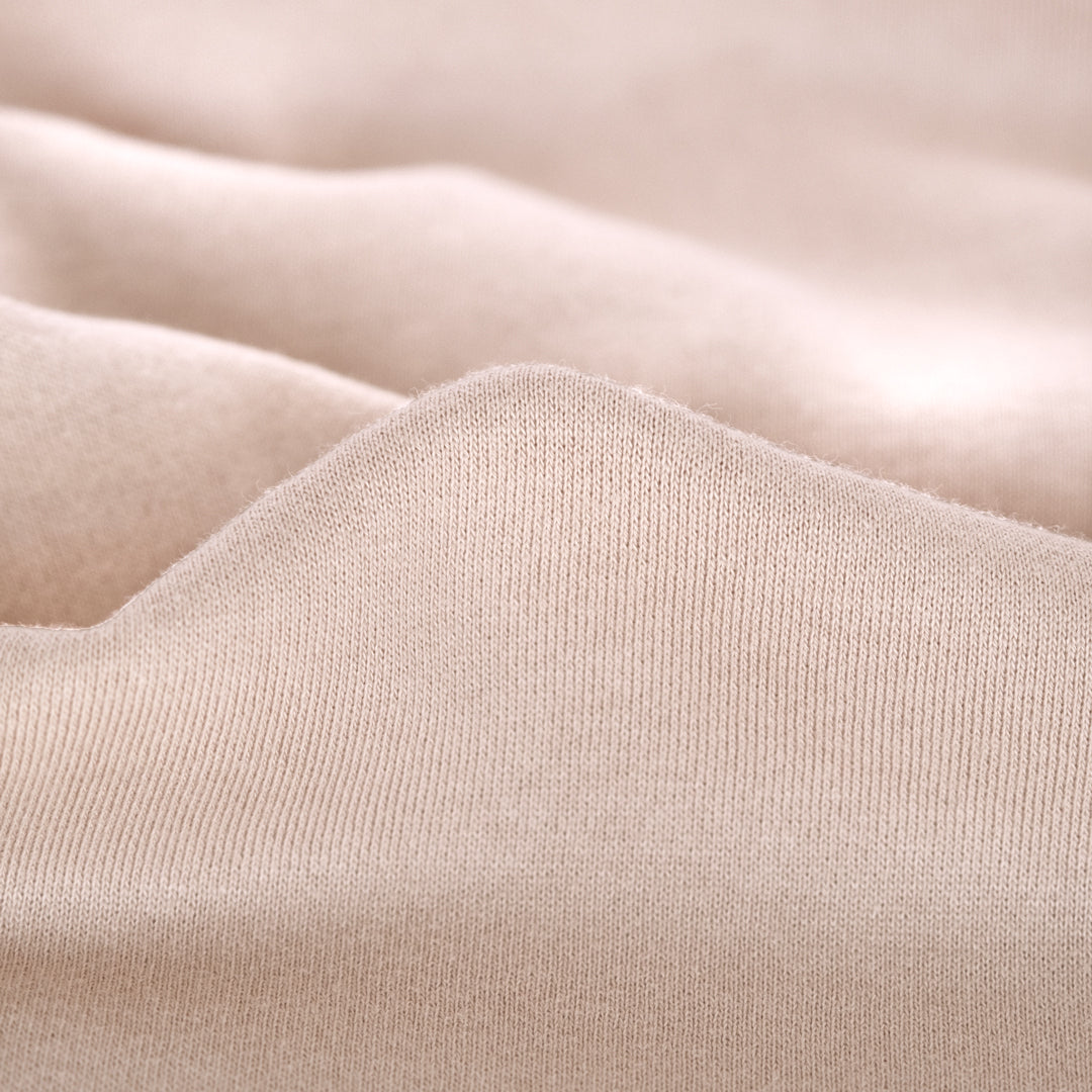 100% Organic Cotton Sweatshirt Fleece - Quartz